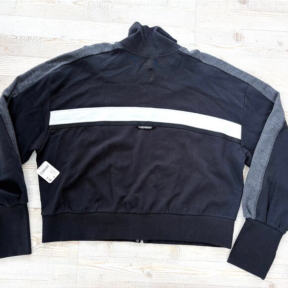 New‎ FP Movement High Jump Zip Up Terry Jacket | Black Size Large - Picture 4 of 6